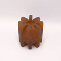Retorn Brown geometric dog toy on a white background