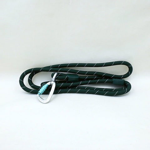 Rope Dog Lead Made From Recycled Bottles, Evergreen, 5.9' (180 cm) - Sparkly Tails