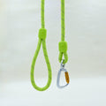 Rope Dog Lead Made From Recycled Bottles, Neon Lime, 6' (180 cm) - Sparkly Tails