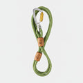 Woolly Wolf Rope Dog Leash Thin in Pistachio, 180cm recycled RPET rope with carabiner clip