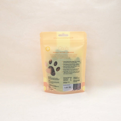 Soft Vegan Treats Peanut Butter & Banana Dog Treats, Gizzls, 150g - Sparkly Tails