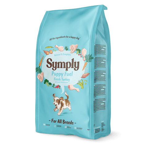 Symply, Puppy Fuel, Fresh Turkey With Sweet Potato & Oats - Sparkly Tails