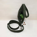 "The Simple Life" Pocket Dog Lead, Olive, 4.6ft (140 cm) - Sparkly Tails