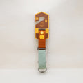 Color Block Martingale Collar Terracotta Mix Front View with Woolly Wolf Label