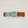 Color Block Martingale Collar Terracotta Mix Front View