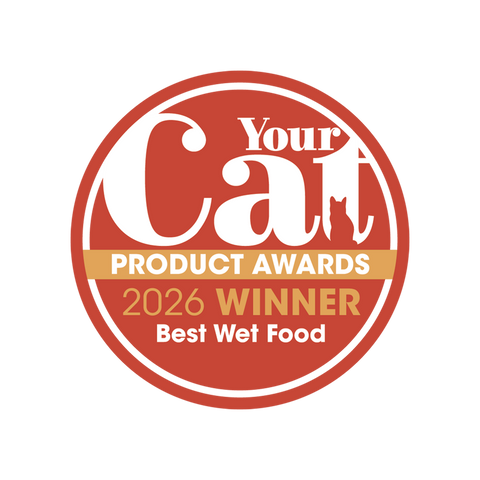 Canagan Chicken with Duck Wet Cat Food 75g — award winner badge — Sparkly Tails