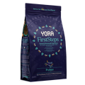 Yora FirstSteps insect-powered puppy food packaging on a white background