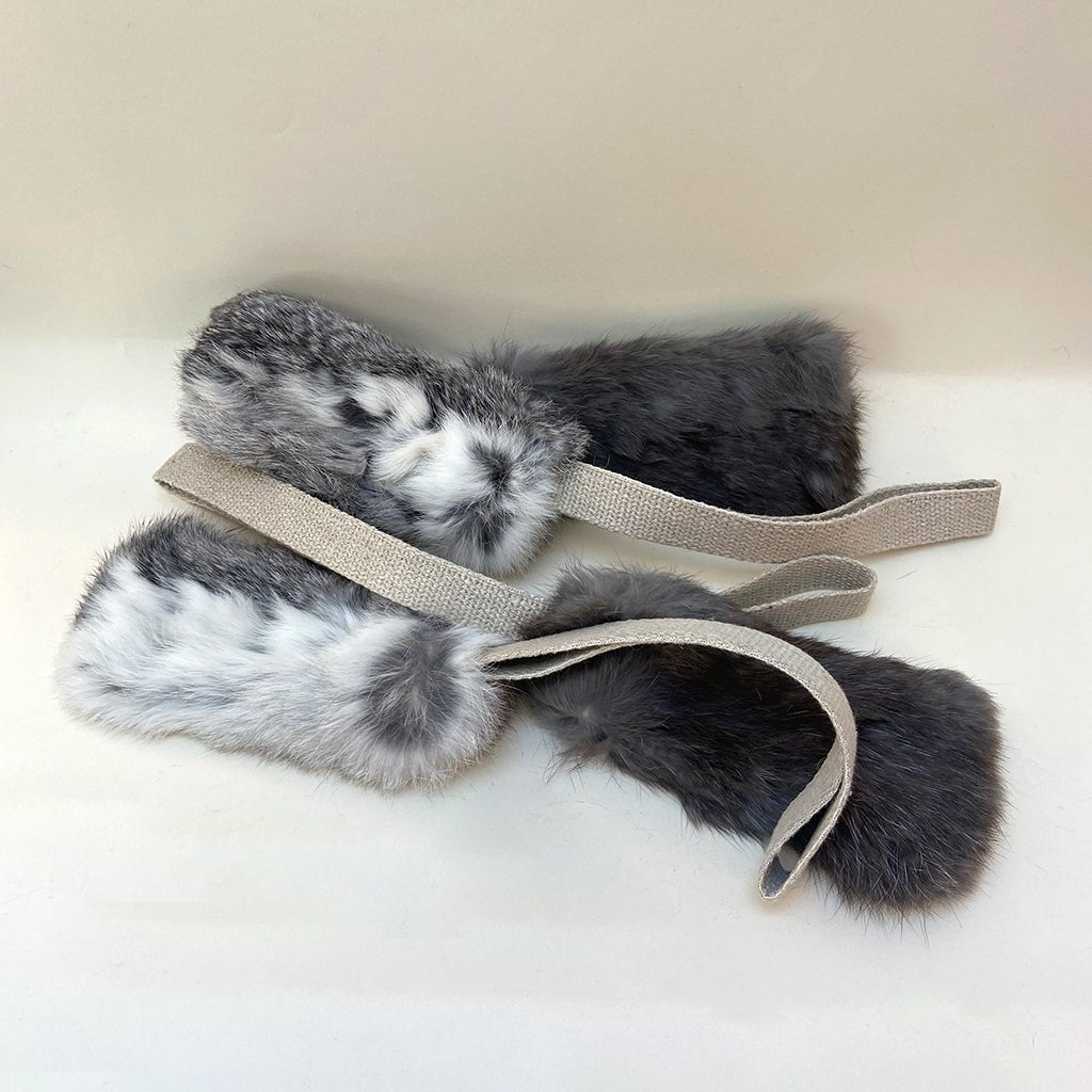 Dog Training Toy with Organic Rabbit Fur - Sparkly Tails