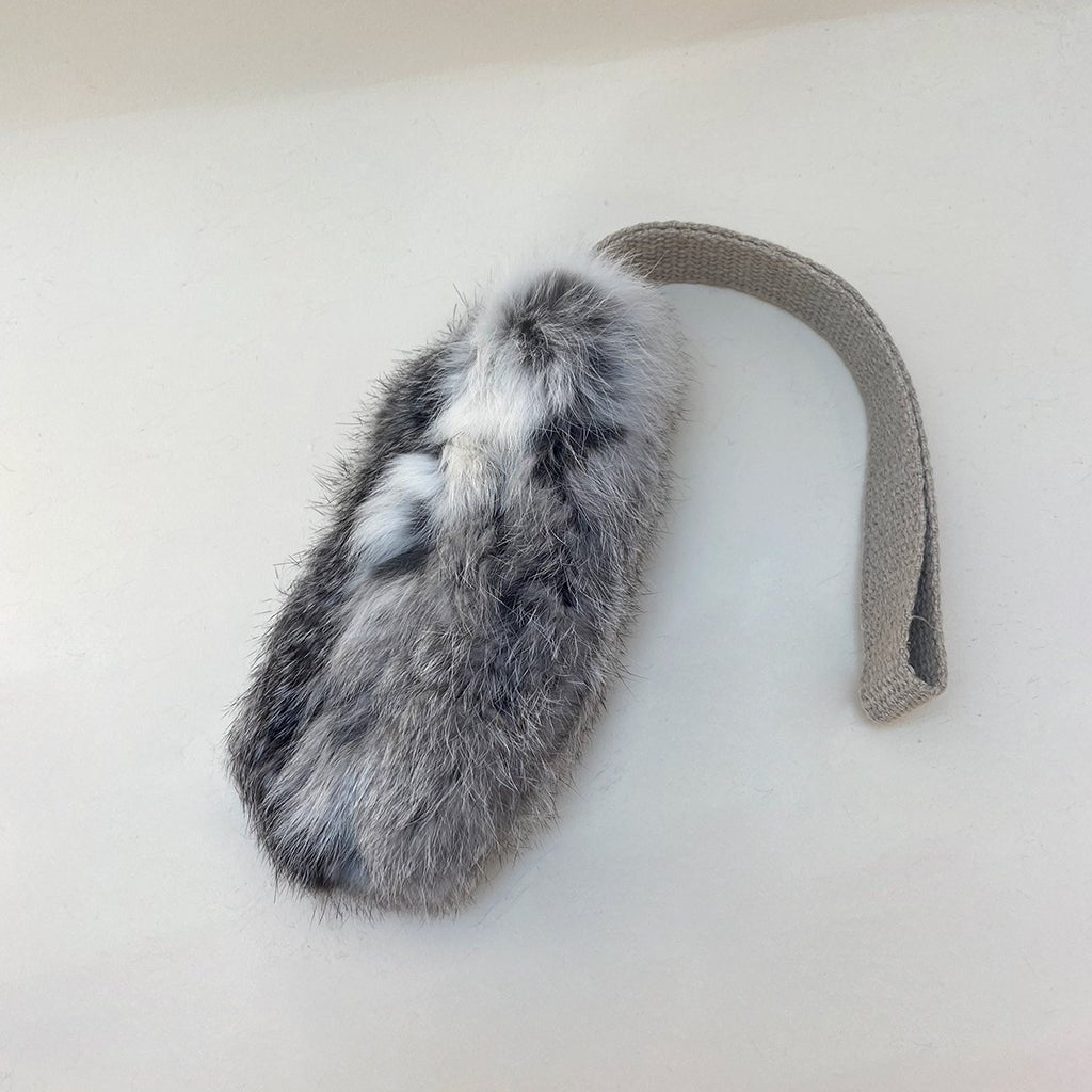 Rabbit skin dog toy best sale