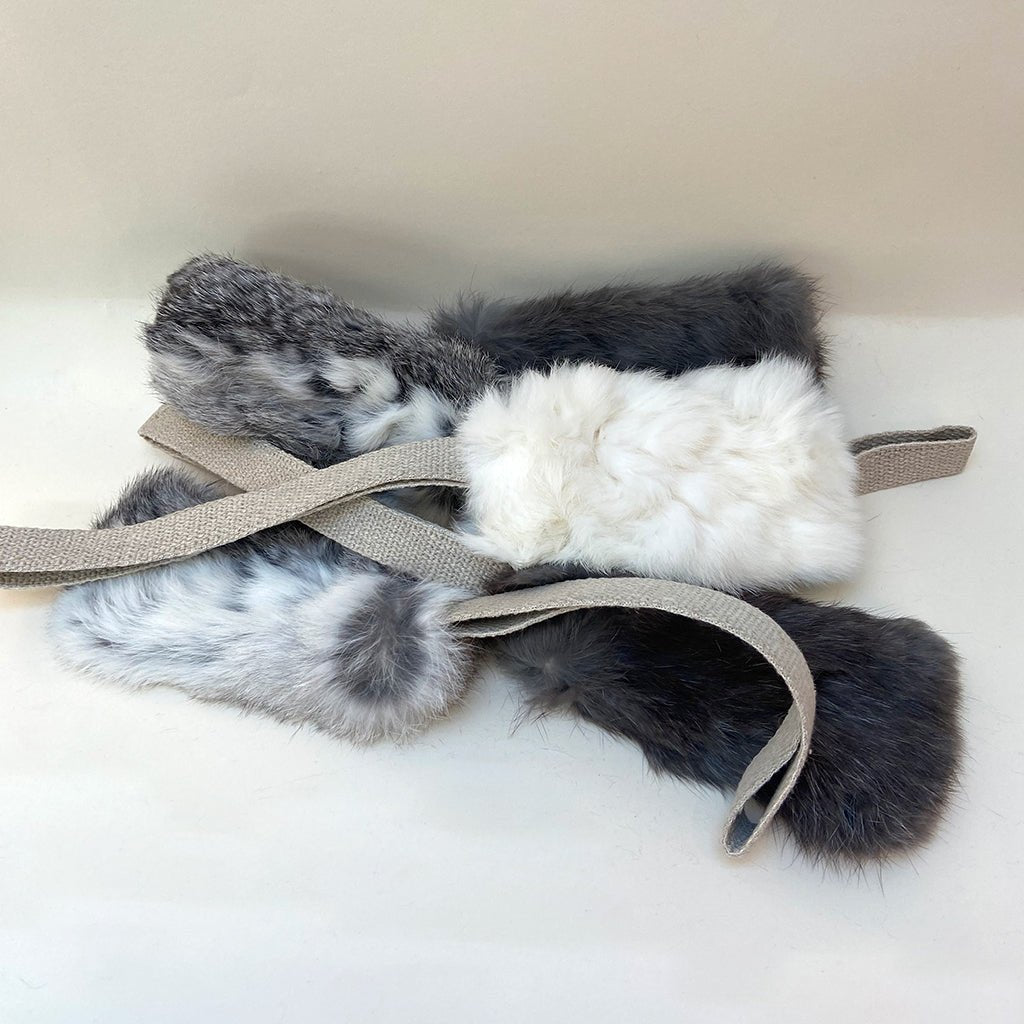 Dog Training Toy with Organic Rabbit Fur - Sparkly Tails
