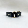 Handcrafted Leather Dog Collar, Black - Sparkly Tails