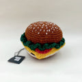 Lambswool Hamburger, Squeaker Dog Toy - Sparkly Tails