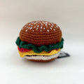 Lambswool Hamburger, Squeaker Dog Toy - Sparkly Tails