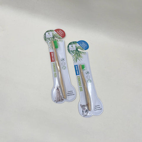 Organic Bamboo Toothbrush for Dogs - Sparkly Tails 2