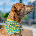 Organic Cotton Bandana, Flower - Sparkly Tails