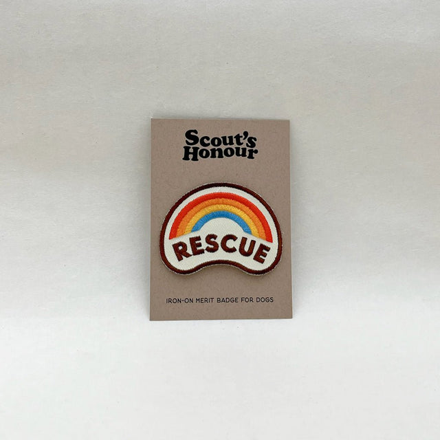 Rescue Iron-on Patch For Dogs – Sparkly Tails