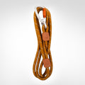 Rope Dog Lead Made From Recycled Bottles, Terracotta, 180 cm - Sparkly Tails