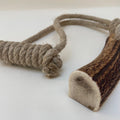 Rope Dog Toy with Antler Dog Chew by Pawsome Pet Toys - Sparkly Tails