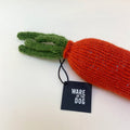 Squeaker Dog Toy, Lambswool Carrot by Ware of the Dog - Sparkly Tails